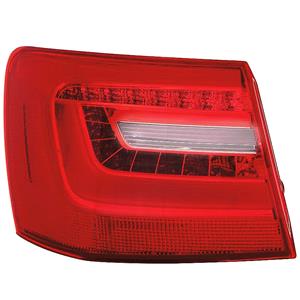 Lights, Left Rear Lamp (Outer, On Quarter Panel, LED Type, Estate Only, Original Equipment) for Audi A6 Avant 2011 on, 