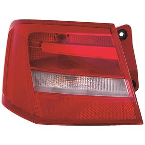 Lights, Left Rear Lamp (Outer, On Quarter Panel, Conventional Bulb Type, Original Equipment) for Audi A6 2011 on, 