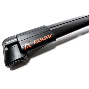 Aguri ultra Aerodynamic roof bars for cars with raised rails, supplied with locks and keys