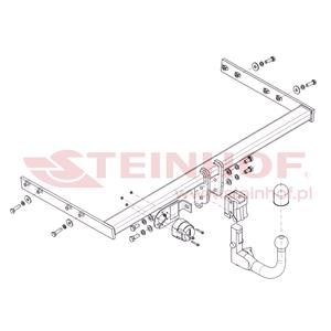 Tow Bars And Hitches, Steinhof Automatic Detachable Towbar (vertical system) for Audi A3 3 Door,  2003 2012, Steinhof