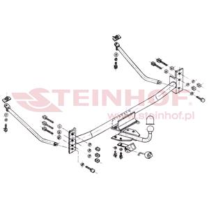 Tow Bars And Hitches, Steinhof Towbar (fixed with 4 bolts) for 100 C4 Avant 1990 1994, Steinhof
