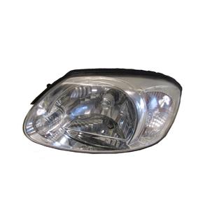 Lights, Left Headlamp (Halogen, Takes H4 Bulb, With Clear Indicator) for Hyundai ACCENT Saloon 2003 2006, 
