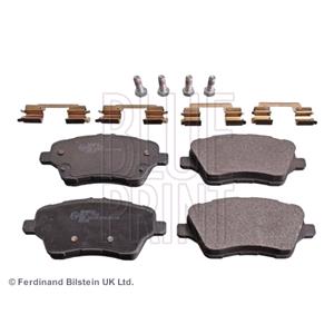 Brake Pads, Blueprint Front Brake Pads (Full set for Front Axle) (ADF124207), Blue Print