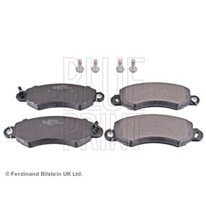 Brake Pads, Blueprint Front Brake Pads (Full set for Front Axle)   ADG042176, Blue Print