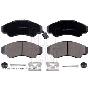 Brake Pads, Blueprint Front Brake Pads (Full set for Front Axle)   ADP154234, Blue Print