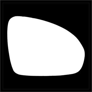 Wing Mirrors, Right Stick On Wing Mirror Glass for Smart FORTWO Cabrio 2007 to 2014, SUMMIT