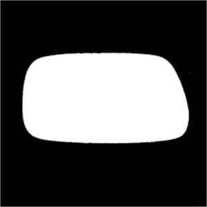 Wing Mirrors, Left Stick On Wing Mirror Glass (alternative shape) for TOYOTA COROLLA Estate, 2002 2004, 