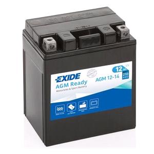 Motorcycle Batteries, EXIDE Motorcycle Battery   AGM12 14 AGM 12V Battery, Exide