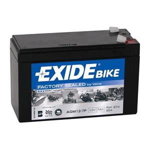 Motorcycle Batteries, EXIDE Motorcycle Battery   AGM12 7F AGM 12V Battery, Exide