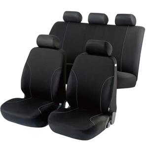 Seat Covers, Walser Allessandro Zipp It Car Seat Cover Set   Black For Vauxhall ASTRA TwinTop 2005 2009, Walser