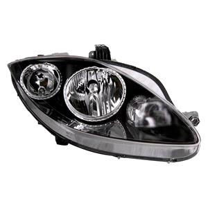 Lights, Right Headlamp (Halogen, Takes H7 / H1 Bulbs, Supplied Without Motor, Original Equipment) for Seat TOLEDO III 2007 2009, 
