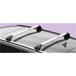 Complete set of aluminium roof bars, supplied with locks and keys