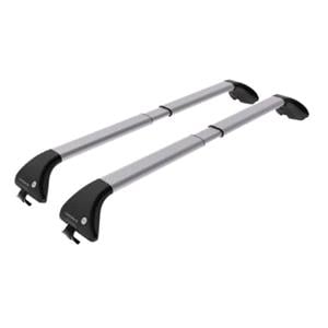 Complete set of aluminium roof bars, supplied with locks and keys