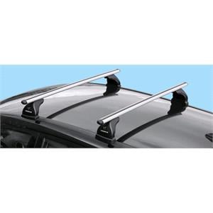 Roof Racks and Bars, Nordrive Alumia silver aluminium aero  Roof Bars for Volvo S40 II 2004 2012, NORDRIVE