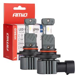 Bulbs   by Vehicle Model, AMIO Hybrid Series 12V 60W HB4 6000K Twin Pack Canbus LED Bulbs for BMW 3 Series, 1998 2005, AMIO