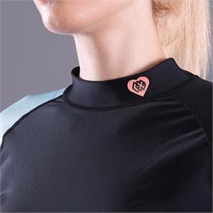 Aqua Marina Illusion Women's Long Sleeve Rash Vest - Blue - Size XL