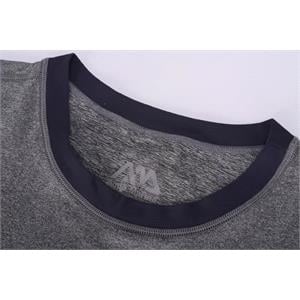 Aqua Marina Atlas Men's Short Sleeve Rash Vest - Grey - Size M