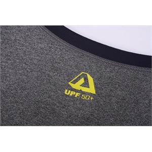 Aqua Marina Atlas Men's Short Sleeve Rash Vest - Grey - Size M