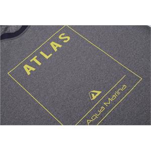 Aqua Marina Atlas Men's Short Sleeve Rash Vest - Grey - Size M