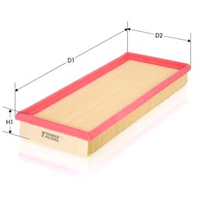 Air Filters, Tecneco Filtration Air Filter   AR2047PM, Tecneco Filtration
