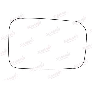 Wing Mirrors, Left / Right Stick On Wing Mirror Glass (Aspherical) for BMW 3 Series Touring 1999 2005, 