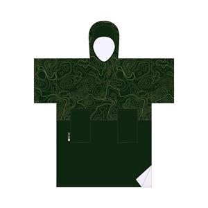 SUP Wear, MDNS Adult Poncho - Army Topo DUO, MDNS