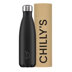 Water Bottles, Chilly's 500ml Bottle   Mono Black, Chilly's