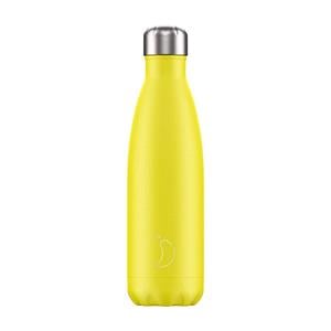 Water Bottles, Chilly's 500ml Bottle - Neon Yellow, 