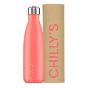 Water Bottles, Chilly's 500ml Bottle - Pastel Coral, Chilly's