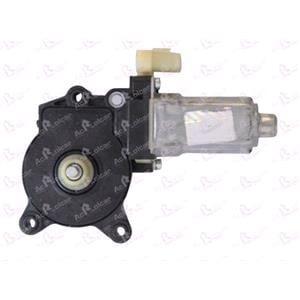 Window Regulators, Front Left Electric Window Regulator Motor (motor only) for Kia Rio II Saloon, 2005 2009, 4 Door Models, WITHOUT One Touch/Antipinch, motor has 2 pins/wires, AC Rolcar