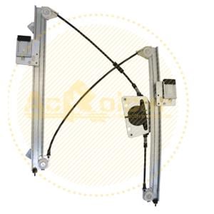 Window Regulators, Front Right Electric Window Regulator Mechanism (without motor) for SKODA OCTAVIA Combi (1Z5),  2004 2012, 4 Door Models, One Touch/AntiPinch Version, holds a motor with 6 or more pins, AC Rolcar