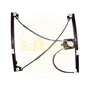 Window Regulators, Front Left Electric Window Regulator Mechanism (without motor) for RENAULT ESPACE Mk IV (JK0/1_), 2002 2015, 4 Door Models, One Touch/AntiPinch Version, holds a motor with 6 or more pins, AC Rolcar
