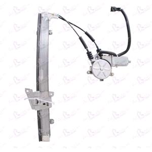 Window Regulators, KIA RIO'00 POWER WINDOW REGULATOR   FRONT LEFT, 4 Door Models, WITHOUT One Touch/Antipinch, motor has 2 pins/wires, AC Rolcar