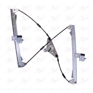 Window Regulators, Front Left Electric Window Regulator Mechanism (without motor) for Kia CEE`D Sportswagon, 2012 , 4 Door Models, One Touch/AntiPinch Version, holds a motor with 6 or more pins, AC Rolcar
