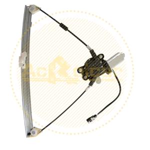 Window Regulators, Front Right Electric Window Regulator (with motor) for RENAULT CLIO Mk II (BB01_, CB01_), 1998 2005, 4 Door Models, WITHOUT One Touch/Antipinch, motor has 2 pins/wires, AC Rolcar