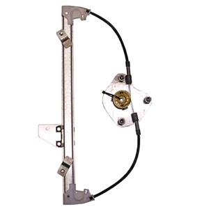 Window Regulators, Rear Right Electric Window Regulator Mechanism (without motor) for MAZDA 3 (BL), 2009 2013, 4 Door Models, WITHOUT One Touch/Antipinch, holds a standard 2 pin/wire motor, AC Rolcar