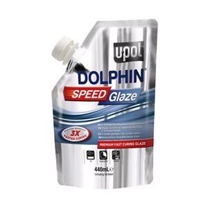Body Repair and Preparation, U POL Dolphin Speed Glaze   Blue   440ml, U POL
