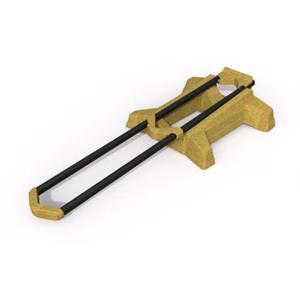 Peruzzo Bamboo Floor Bike Stand Lybra with E-Bike Charger Holder