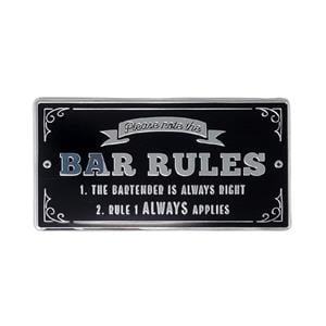 Gifts, Bar Rules   Peel & Stick Sign, Professor Puzzle