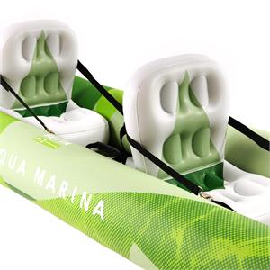 Aqua Marina Betta-412 13'6" Recreational 2-Person Kayak with Inflatable Deck - Kayak Paddle Set Included