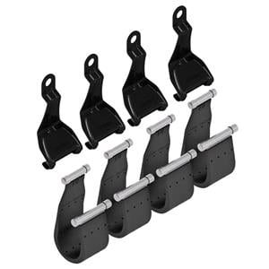 Complete set of aluminium roof bars, supplied with locks and keys