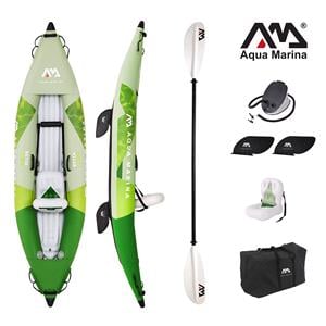 All Kayaks, Aqua Marina Betta 312 10'3" Recreational 1 Person Kayak with Inflatable Deck   Kayak Paddle Included, Aqua Marina