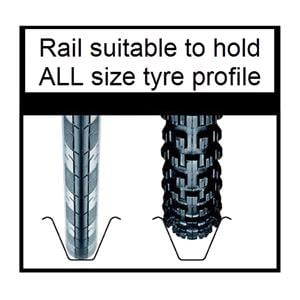 Nordrive Bike One Silver Roof Mounted Bike Rack (Frame Holder) for 1 Bike