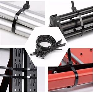 Cable Ties 400X7.6mm ,Set of 50 /Black/