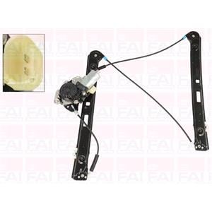 Window Regulators, Front Right Electric Window Regulator (with motor) for BMW 3 Series Touring (E46), 1999 2005, 4 Door Models, WITHOUT One Touch/Antipinch, motor has 2 pins/wires, AC Rolcar