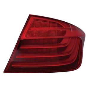 Lights, Right Rear Lamp (Outer, On Quarter Panel, LED, Saloon Models) for BMW 5 Series 2013 2016, 