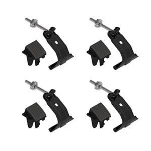 Complete set of steel roof bars, supplied with locks and keys