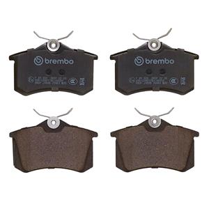 Brake Pads, Brembo Rear Brake Pads (Full set for Rear Axle)   P85020, Brembo