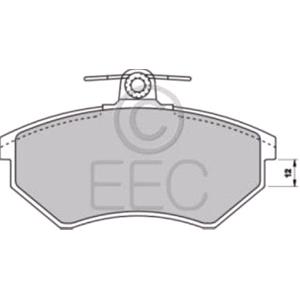 Brake Pads, EEC Front Brake Pads (Full set for Front Axle)   BRP0708, EEC