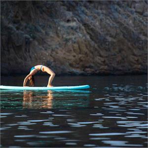 Aqua Marina Dhyana Yoga 11'0" iSUP with Paddle and Safety Leash